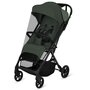 Carucior sport, Lionelo, Tansi, Pliere automata, Ultracompact, Manevrare cu o mana, Roti cu tehnologie GravelTech, Spatar si suport picioare reglabile,  6-48 luni, Sustine 22 kg, Verde - 5