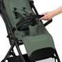 Carucior sport, Lionelo, Tansi, Pliere automata, Ultracompact, Manevrare cu o mana, Roti cu tehnologie GravelTech, Spatar si suport picioare reglabile,  6-48 luni, Sustine 22 kg, Verde - 10
