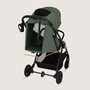 Carucior sport, Lionelo, Tansi, Pliere automata, Ultracompact, Manevrare cu o mana, Roti cu tehnologie GravelTech, Spatar si suport picioare reglabile,  6-48 luni, Sustine 22 kg, Verde - 17