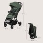 Carucior sport, Lionelo, Tansi, Pliere automata, Ultracompact, Manevrare cu o mana, Roti cu tehnologie GravelTech, Spatar si suport picioare reglabile,  6-48 luni, Sustine 22 kg, Verde - 23