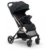 carucior sport pentru copii, 78 x 33 x 104 cm, nukido paseo 716001 - negru cu auriu