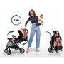 carucior sport pentru copii, 78 x 33 x 104 cm, nukido paseo 716004 - roz - 8