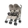 4baby - Carucior sport pentru gemeni  TWINS Bej - 1