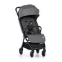Carucior sport, Petite&Mars, Zip, Pliere automata cu o mana, Potrivit pentru avion, De la nastere, Pana la 22 Kg, Pozitie de somn, Usor- 7kg,  Capacitate cos- 5 kg, Reglare spatar, suport de picioare, Bara detasabila, Antracit - 2