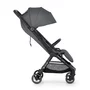 Carucior sport, Petite&Mars, Zip, Pliere automata cu o mana, Potrivit pentru avion, De la nastere, Pana la 22 Kg, Pozitie de somn, Usor- 7kg,  Capacitate cos- 5 kg, Reglare spatar, suport de picioare, Bara detasabila, Antracit - 4
