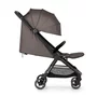 Carucior sport, Petite&Mars, Zip, Pliere automata cu o mana, Potrivit pentru avion, De la nastere, Pana la 22 Kg, Pozitie de somn, Usor- 7kg,  Capacitate cos- 5 kg, Reglare spatar, suport de picioare, Bara detasabila, Maro - 2