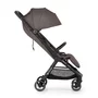 Carucior sport, Petite&Mars, Zip, Pliere automata cu o mana, Potrivit pentru avion, De la nastere, Pana la 22 Kg, Pozitie de somn, Usor- 7kg,  Capacitate cos- 5 kg, Reglare spatar, suport de picioare, Bara detasabila, Maro - 6