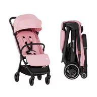 Black Friday - Reduceri Carucior sport, Petite&Mars, Zip, Pliere automata cu o mana, Potrivit pentru avion, De la nastere, Pana la 22 Kg, Pozitie de somn, Usor- 7kg,  Capacitate cos- 5 kg, Reglare spatar, suport de picioare, Bara detasabila, Roz Promotie