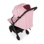 Carucior sport, Petite&Mars, Zip, Pliere automata cu o mana, Potrivit pentru avion, De la nastere, Pana la 22 Kg, Pozitie de somn, Usor- 7kg,  Capacitate cos- 5 kg, Reglare spatar, suport de picioare, Bara detasabila, Roz - 5