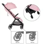 Carucior sport, Petite&Mars, Zip, Pliere automata cu o mana, Potrivit pentru avion, De la nastere, Pana la 22 Kg, Pozitie de somn, Usor- 7kg,  Capacitate cos- 5 kg, Reglare spatar, suport de picioare, Bara detasabila, Roz - 9