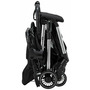 Carucior sport pliabil automat, Unique, Spatar reglabil, Suport pentru sticla, 6.6 Kg, Conform cu standardul european de securitate EN 1888-2:2018, FreeON, Silver - 4