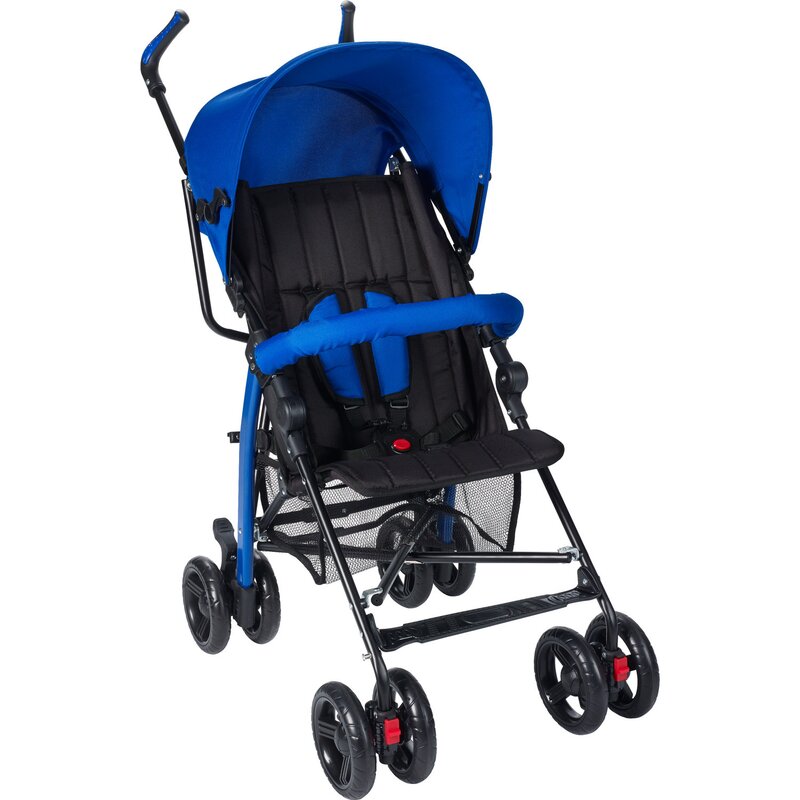 Plebani - carucior sport poni-go, albastru