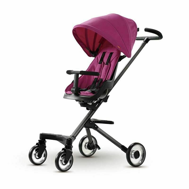 Qplay - carucior sport ultracompact easy , cu sezut reversibil, roz
