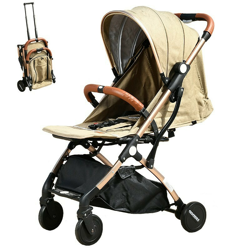 Carucior sport usor s-16 brown 0- 36 luni 180 grade inclinare deplasabil ca troler in varianta pliata