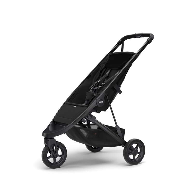 Thule - carucior sport spring cu cadru argintiu, negru