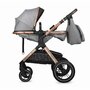 Carucior transformabil 3in1 Coccolle Melora Moonlit grey - 6