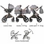 Carucior transformabil 3in1 Coccolle Melora Moonlit grey - 29