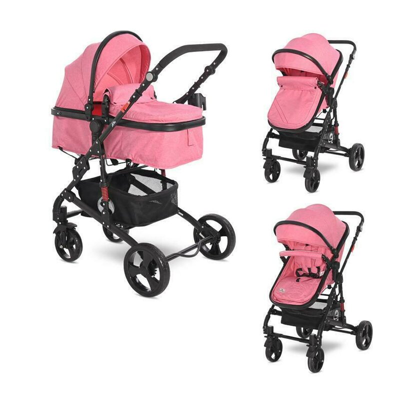 Lorelli - carucior transformabil alba classic, candy pink