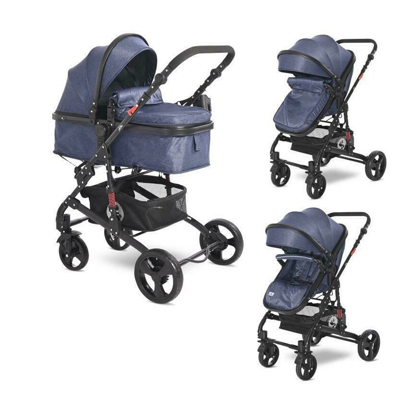 Lorelli - carucior transformabil alba classic, jeans blue