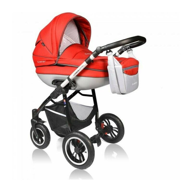 Vessanti - carucior 3 in 1 crooner prestige, rosu