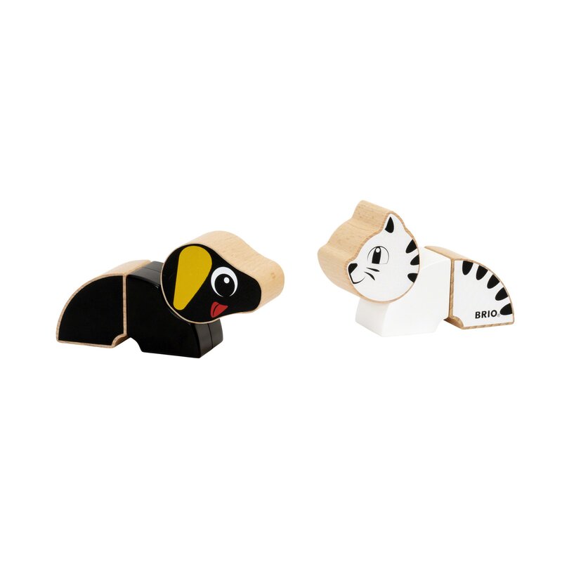 Brio - joc magnetic catelus si pisicuta