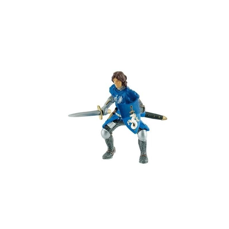 Bullyland - figurina cavaler cu sabie, albastru