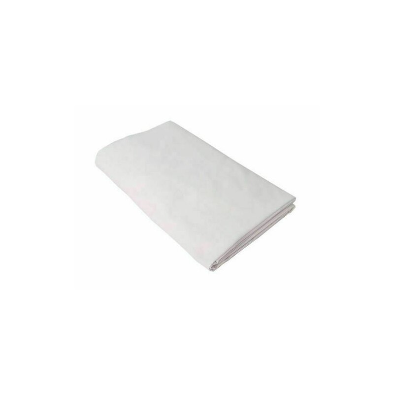 Kidsdecor - cearceaf cu elastic din bumbac, 140x70 cm, alb