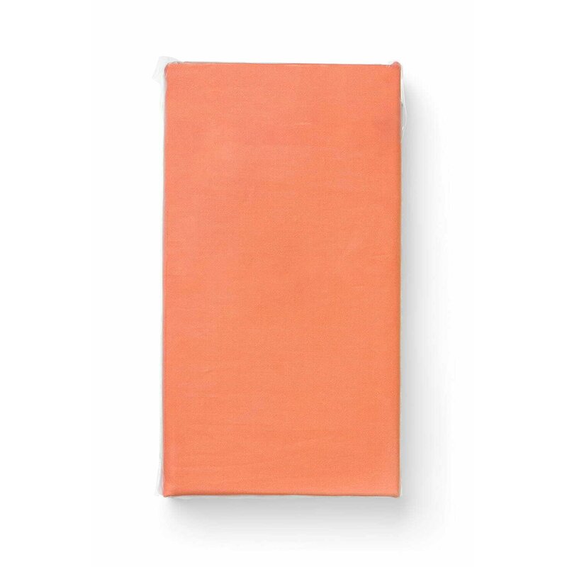 Cearceaf cu elastic, Bocioland, Pentru patut, Din 100% bumbac jersey, 120x60 cm, 0 luni+, Coral