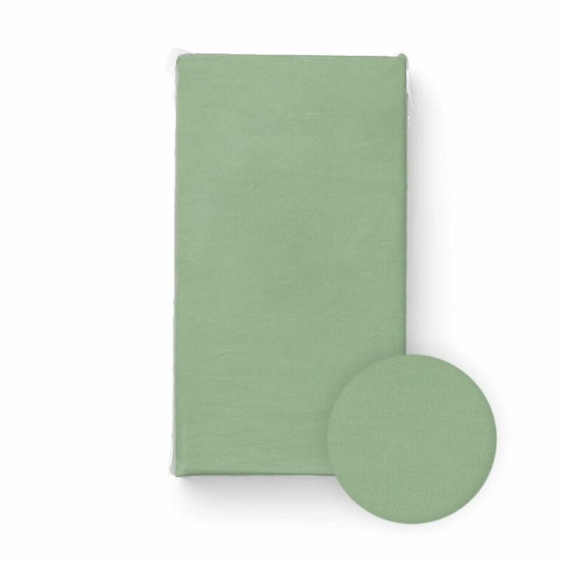 Cearceaf cu elastic, Bocioland, Pentru patut, Din 100% bumbac jersey, 120x60 cm, 0 luni+, Green