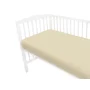 Cearceaf cu elastic, MimiNu, Jerse, Pentru pat 160x80 cm, Material certificat Oeko Tex Standard 100, Nugat - 4