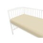 Cearceaf cu elastic, MimiNu, Jerse, Pentru patut 140X70 cm, Material certificat Oeko Tex Standard 100, Nugat - 3
