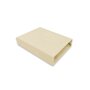 Cearceaf cu elastic, MimiNu, Jerse, Pentru patut 140X70 cm, Material certificat Oeko Tex Standard 100, Nugat - 1
