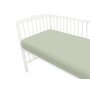 Cearceaf cu elastic, MimiNu, Jerse, Pentru patut 140X70 cm, Material certificat Oeko Tex Standard 100, Olive - 3