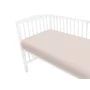 Cearceaf cu elastic, MimiNu, Jerse, Pentru patut 140X70 cm, Material certificat Oeko Tex Standard 100, Powder Pink - 3