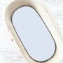 Cearceaf cu elastic, MimiNu, Pentru landou, carucior si cosulet, Dimensiune 80x35 cm, Din bumbac certificat Oeko Tex Standard 100, Colectia Royal, Blue - 1