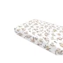 Cearceaf cu elastic, MimiNu, Pentru pat 160X80 cm, Din bumbac certificat Oeko Tex Standard 100, Savanna