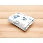 Cearceaf cu elastic, MimiNu, Pentru patut 120X60 cm, Din bumbac certificat Oeko Tex Standard 100, Blue Plane - 4