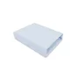 Cearceaf cu elastic, MimiNu, Pentru patut 120X60 cm, Din bumbac certificat Oeko Tex Standard 100, Colectia Royal, Blue