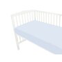 Cearceaf cu elastic, MimiNu, Pentru patut 120X60 cm, Din bumbac certificat Oeko Tex Standard 100, Colectia Royal, Blue - 2