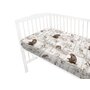 Cearceaf cu elastic, MimiNu, Pentru patut 120X60 cm, Din bumbac certificat Oeko Tex Standard 100, Design, Woodland - 3