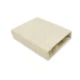 Cearceaf cu elastic, MimiNu, Pentru patut 140X70 cm, Din muselina bumbac certificat Oeko Tex Standard 100, Warm beige - 1