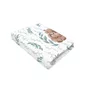Cearceaf cu elastic, MimiNu, Pentru patut co-sleeper, Aurora, Dimensiune 76 x 43 cm, Din bumbac certificat Oeko Tex Standard 100, Lulu Natural - 1