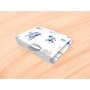 Cearceaf cu elastic, MimiNu, Pentru patut co-sleeper, Leonie, Dimensiune 83 x 50 cm, Din bumbac certificat Oeko Tex Standard 100, Blue Plane - 3