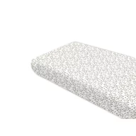 Cearceaf cu elastic, MimiNu, Premium, Pentru pat 160x80 cm, Din bumbac certificat Oeko Tex Standard 100, Meadow