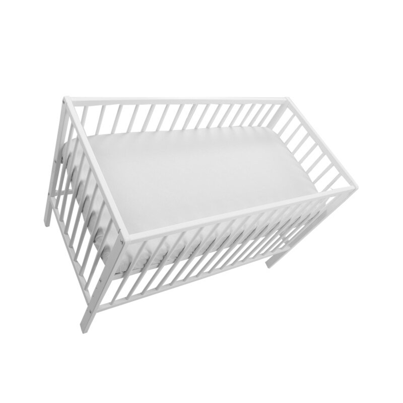 Mykids - cearceaf cu elastic, 140x70 cm, alb