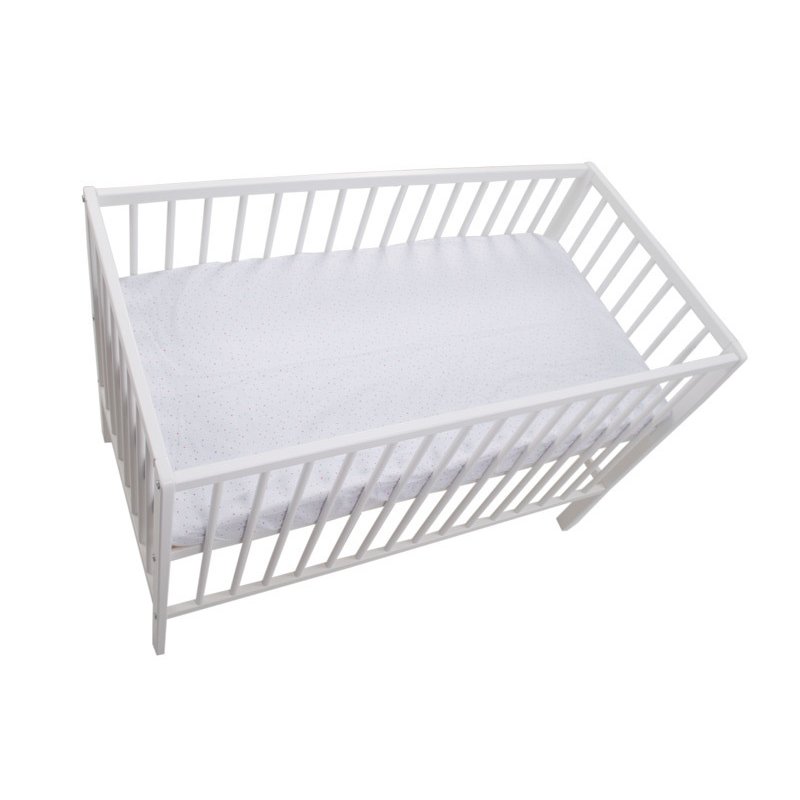 Mykids - cearceaf cu elastic little stars 120x60, roz