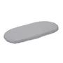 Cearceaf cu elastic, New Baby, Pentru landou, Din Bumbac, 35 x 75 cm, 0 luni+, Grey - 1