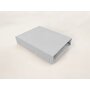 Cearceaf cu elastic, Qmini, Pentru patut co-sleeper, Aurora, Dimensiune 76 x 43 cm, Din bumbac certificat Oeko Tex Standard 100, Gray - 2