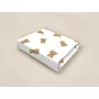 Cearceaf cu elastic, Qmini, Pentru patut co-sleeper, Aurora, Dimensiune 76 x 43 cm, Din bumbac certificat Oeko Tex Standard 100, Teddy Toys - 3