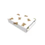Cearceaf cu elastic, Qmini, Pentru patut co-sleeper, Aurora, Dimensiune 76 x 43 cm, Din bumbac certificat Oeko Tex Standard 100, Teddy Toys - 1